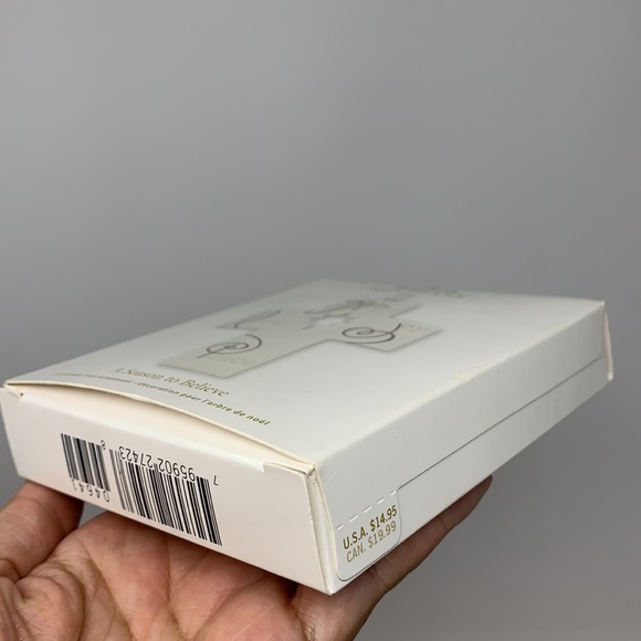 5 piece Christmas decor/ornaments Star Wings Santa Pic Frame Hallmark cross - Picture 17 of 17